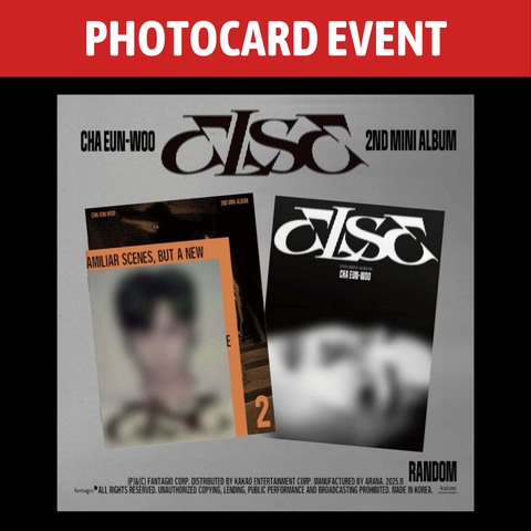 [PREORDER] : [PHOTOCARD EVENT] CHA EUN-WOO (ASTRO) - ELSE