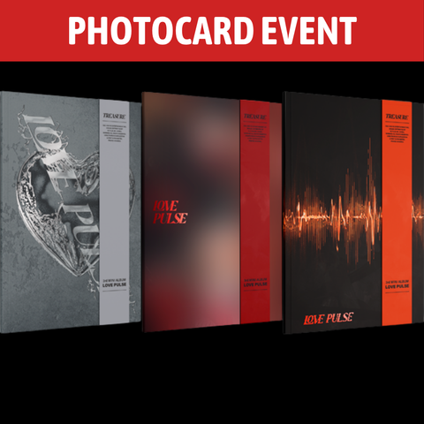 [PREORDER] : [PHOTOCARD EVENT] TREASURE - 3rd MINI ALBUM [LOVE PULSE] Set version