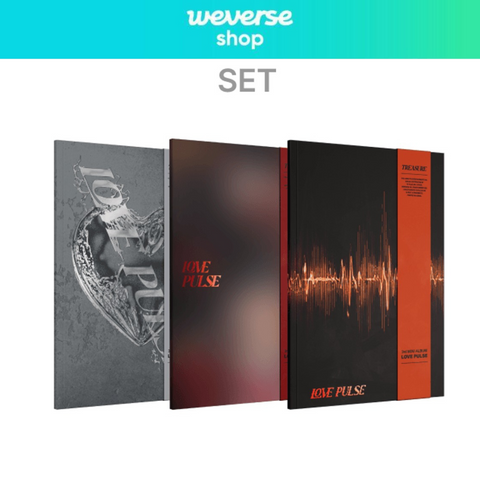 [PREORDER] : [WEVERSE] TREASURE - 3rd MINI ALBUM (LOVE PULSE) Set version
