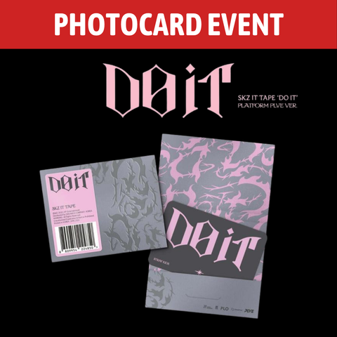 [PREORDER] : [PHOTOCARD EVENT] : Stray Kids - SKZ IT TAPE 'DO IT' (PLATFORM PLVE ver.)