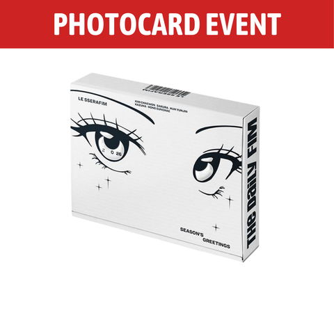 [PREORDER] : [PHOTOCARD EVENT] LE SSERAFIM - 2026 SEASON'S GREETINGS