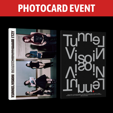 [PREORDER] : [PHOTOCARD EVENT] ITZY - TUNNEL VISION (Photobook Ver.)