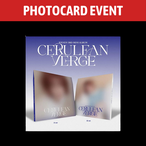 [PREORDER] : [PHOTOCARD EVENT] WENDY (Red Velvet) - Cerulean Verge