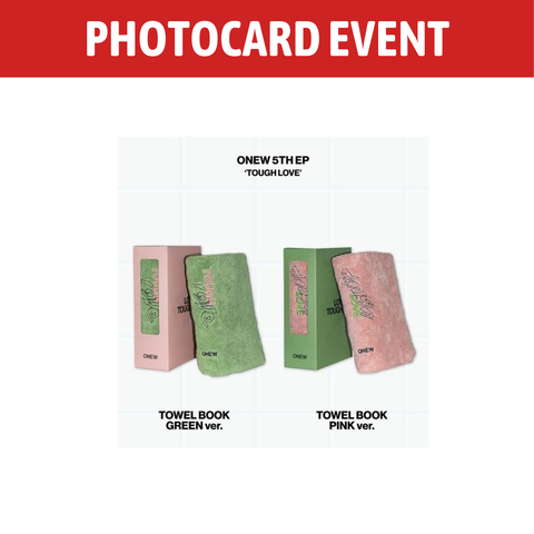 [PREORDER] : [PHOTOCARD EVENT] ONEW (SHINee) - TOUGH LOVE (TOWEL BOOK ver.)