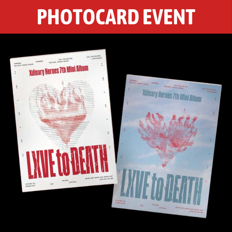 [PREORDER] : [PHOTOCARD EVENT] Xdinary Heroes - LXVE to DEATH (Photobook ver.)