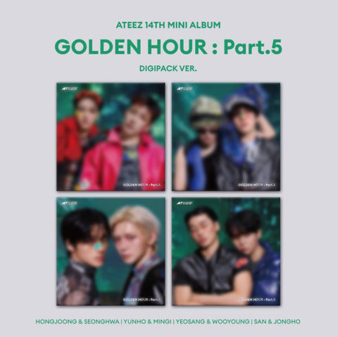 [PREORDER] : ATEEZ - GOLDEN HOUR : Part.5 (DIGIPACK UNIT Ver.)