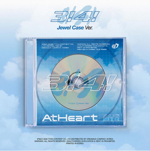 [PREORDER] : AtHeart - 3!4! (Jewel Case Ver.)