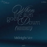 [PREORDER] : IN A MINUTE - When the sun goes down : Midnight (Midnight Ver.)