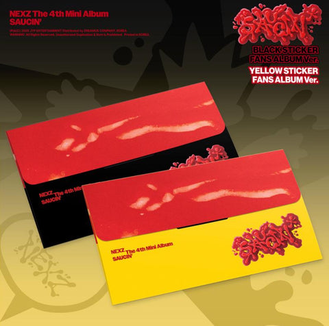 [PREORDER] : NEXZ - SAUCIN' (STICKER FANS ALBUM Ver.) (+Bonus)