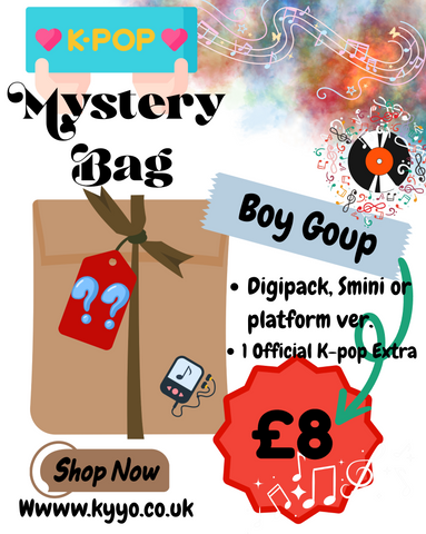 SUPER SAVER BOY GROUP MYSTERY BAG (DIGIPACK, SMINI or PLATFORM VER.) + FREEBIES