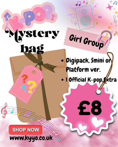 SUPER SAVER GIRL GROUP MYSTERY BAG (DIGIPACK, SMINI or PLATFORM VER.) + 1 Official Extra