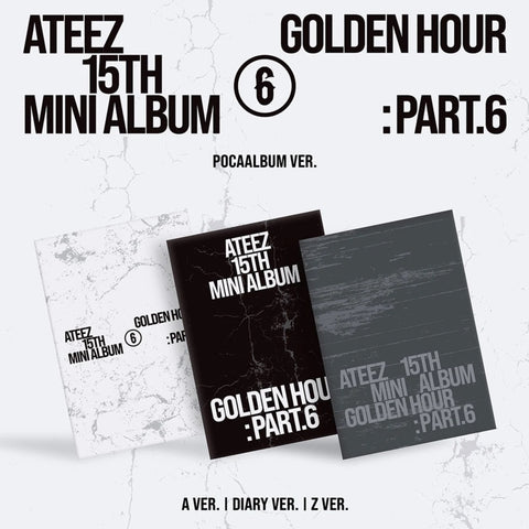 [PREORDER] : ATEEZ - GOLDEN HOUR : Part.6 (POCA ALBUM)