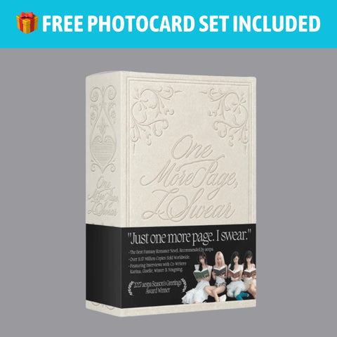 [PREORDER] : aespa - 2027 SEASON'S GREETINGS 'One More Page, I Swear + FREE WITHMUU POB SET