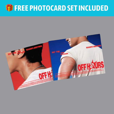[PREORDER] : TVXQ! - 2027 SEASON'S GREETINGS 'OFF HOURS' + FREE WITHMUU POB SET