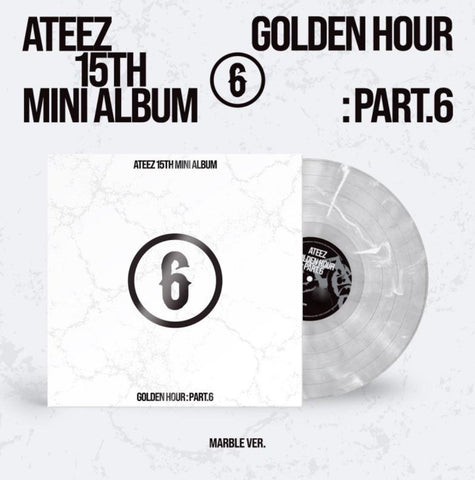 [PREORDER] : ATEEZ - GOLDEN HOUR : Part.6 (MARBLE LP Ver.)