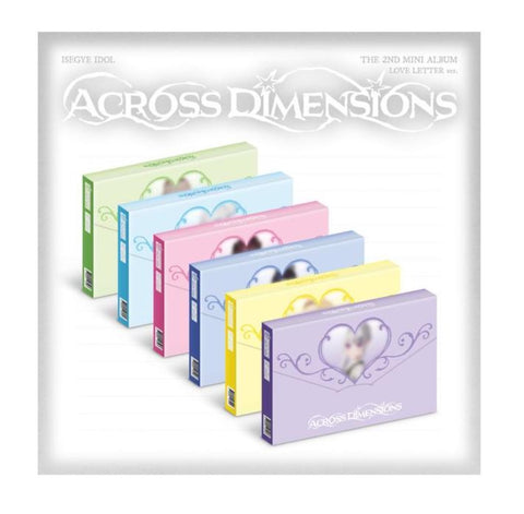 [PREORDER] : ISEGYE IDOL - Across Dimensions (LOVE LETTER Ver.) Random Ver. Only