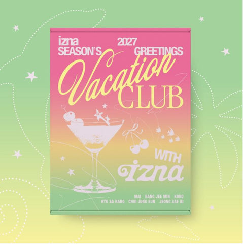 [PREORDER] : izna - 2027 Season’s Greetings [VACATION CLUB with izna] + Set of 6 POBs