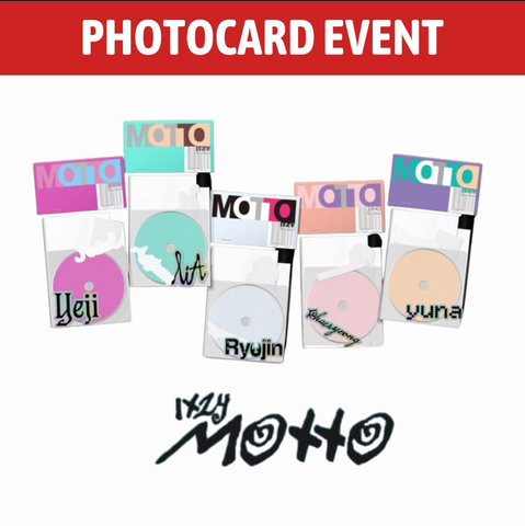 [PREORDER] : [PHOTOCARD EVENT] ITZY - Motto (MEMBER ver.)