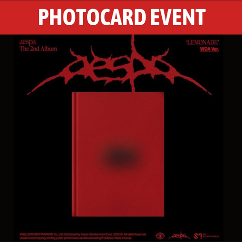 [PREORDER] : [PHOTOCARD EVENT] aespa - LEMONADE (WDA Ver.)