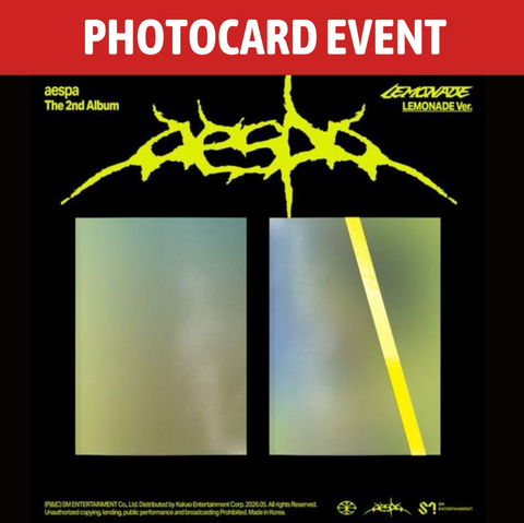 [PREORDER] : [PHOTOCARD EVENT] aespa - LEMONADE (LEMONADE Ver.)
