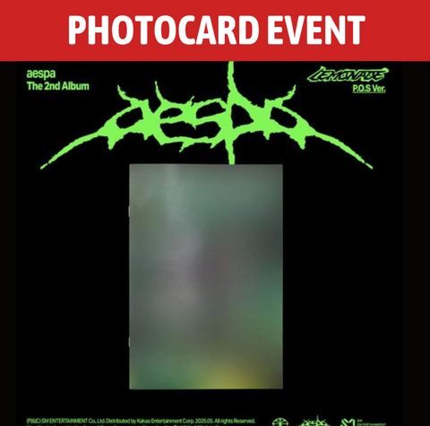 [PREORDER] : [PHOTOCARD EVENT] aespa - LEMONADE (P.O.S Ver.)