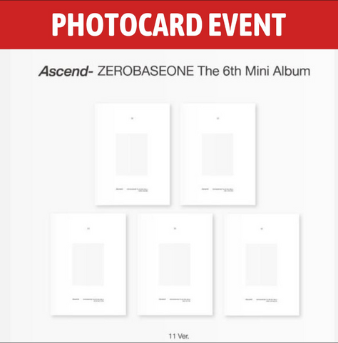 [PREORDER] : [PHOTOCARD EVENT] ZEROBASEONE - Ascend- (11 Ver.)