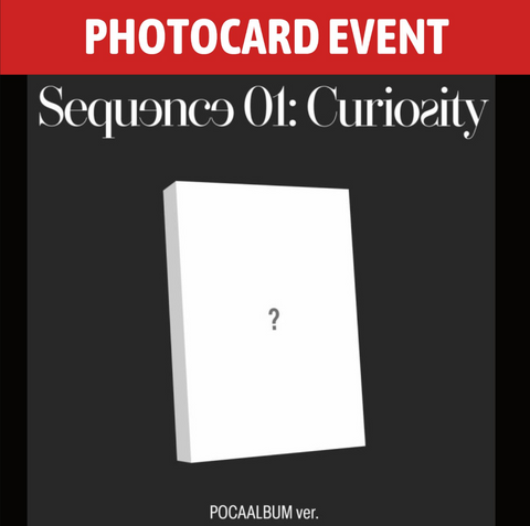 [PREORDER] : [PHOTOCARD EVENT] AND2BLE - Sequence 01: Curiosity (POCA Ver.)