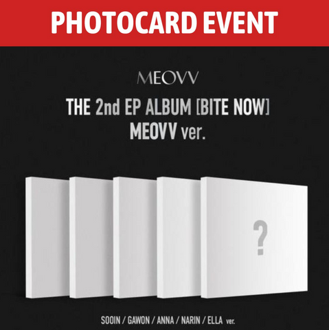 [PREORDER] : [PHOTOCARD EVENT] MEOVV - BITE NOW (MEOVV Ver.)