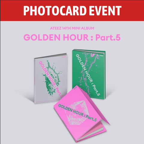 [PREORDER] : [PHOTOCARD EVENT] ATEEZ - Golden Hour Part. 5