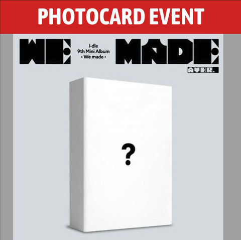 [PREORDER] : [PHOTOCARD EVENT] i-dle - We made (A Ver.)