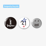 [PREORDER] : Stray Kids - [RUN IT JAPAN] BADGE SET (3PIECES)