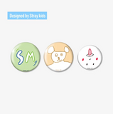 [PREORDER] : Stray Kids - [RUN IT JAPAN] BADGE SET (3PIECES)
