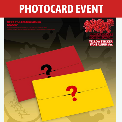 [PREORDER] : [PHOTOCARD EVENT] NEXZ - SAUCIN' (STICKER FANS ALBUM Ver.) (+Bonus)