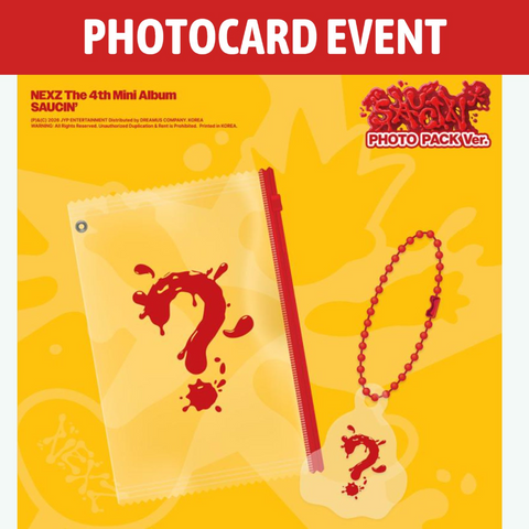 [PREORDER] : [PHOTOCARD EVENT] NEXZ - SAUCIN' (PHOTO PACK Ver.) (+Bonus)