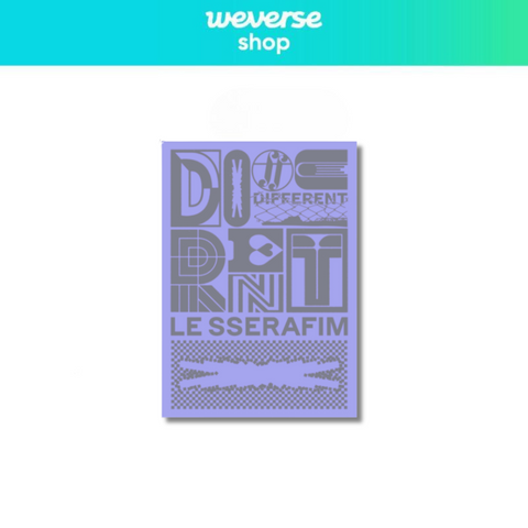 [PREORDER] : [WEVERSE] LE SSERAFIM - DIFFERENT (Limited - OFFBEAT CLOVE)