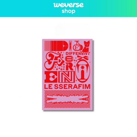 [PREORDER] : [WEVERSE] LE SSERAFIM - DIFFERENT (Limited - NOSTALGIC YLANG)