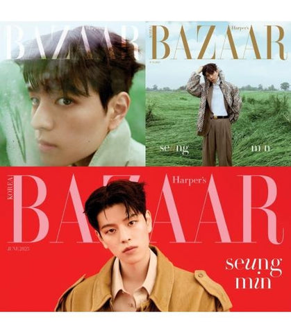 [PREORDER] : SEUNGMIN (Stray Kids) - BAZAAR KOREA (June 2025)