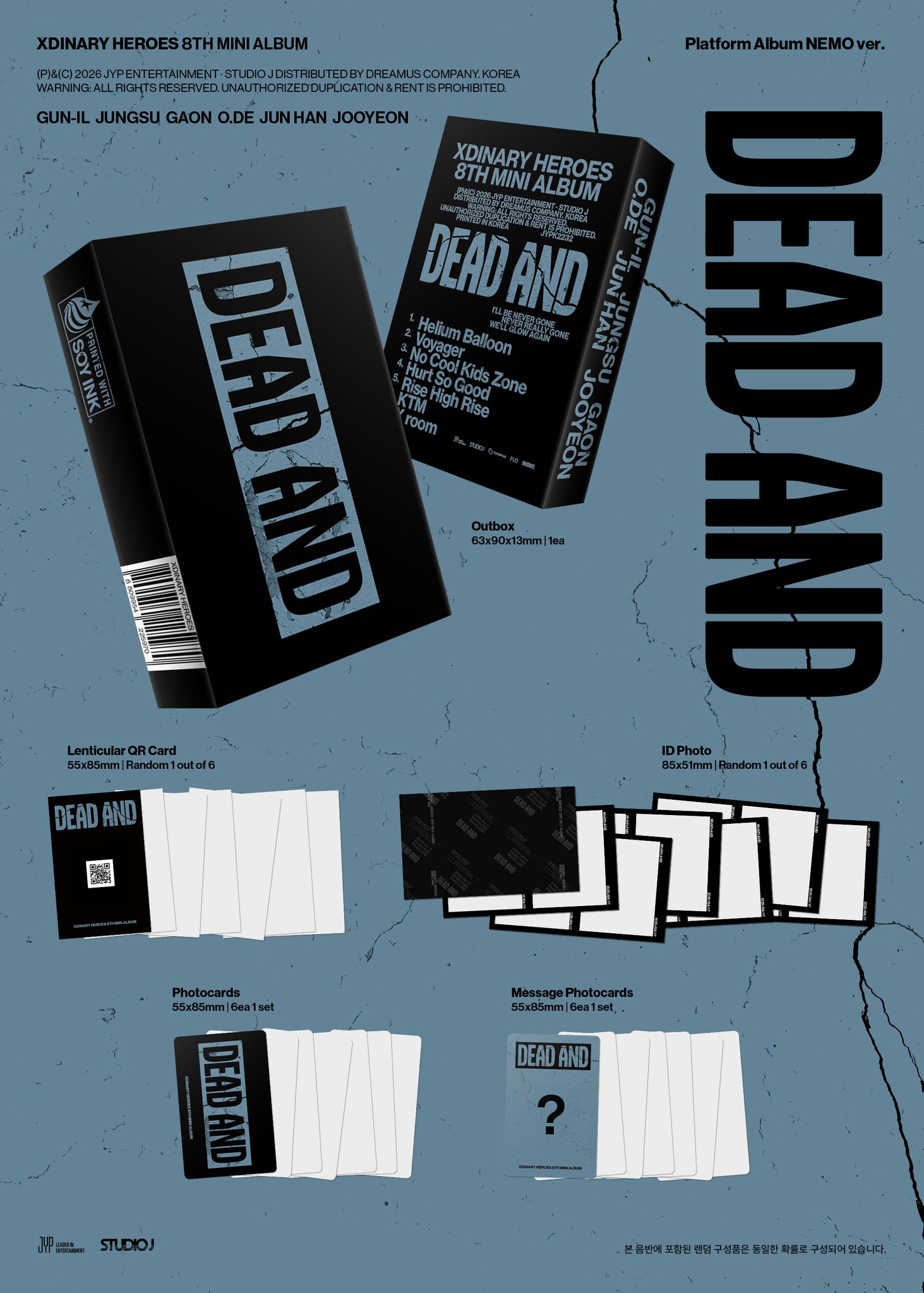 Xdinary Heroes - DEAD AND (Platform Album NEMO Ver.) – KYYO
