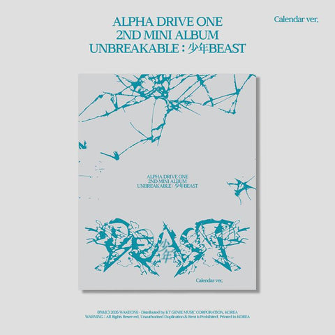 [PREORDER] : ALPHA DRIVE ONE - UNBREAKABLE : 少年BEAST (Calendar Ver.)