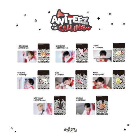 [PREORDER] : ATEEZ - [ANITEEZ IN THE CALLING] MD : CARD COVER STICKER SET