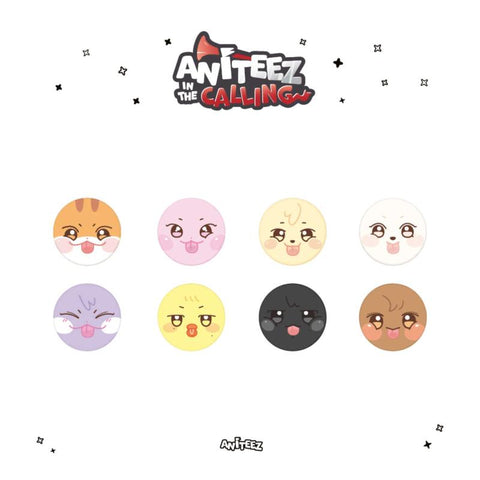 [PREORDER] : ATEEZ - [ANITEEZ IN THE CALLING] MD : SOFT PIN BUTTON