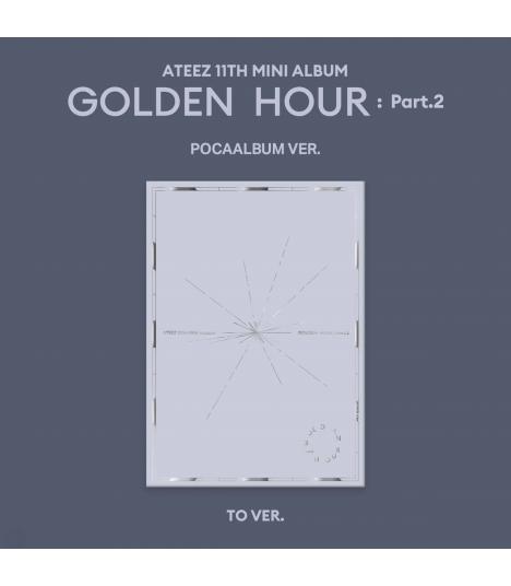 ATZ ATEEZ 'GOLDEN HOUR : Part.4' 13° Mini Album Digitale (set 3 Versioni): POCA Album Con QR Card, Photocard, Adesivi E Accessori Esclusivi