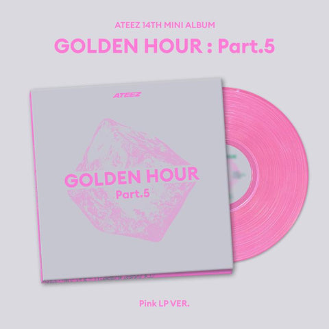 [PREORDER] : ATEEZ - GOLDEN HOUR : Part.5 (PINK LP Ver.)