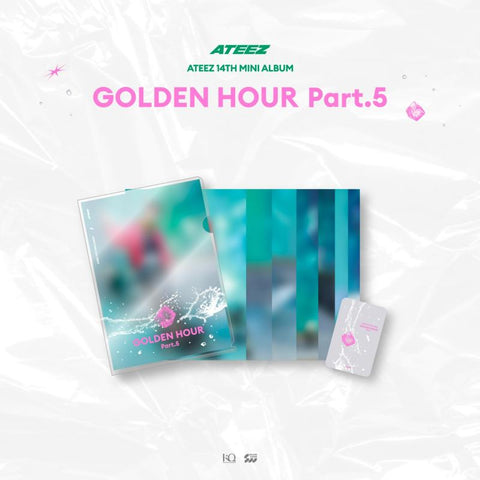 [PREORDER] : ATEEZ - L-HOLDER PHOTO SET 'POP-UP STORE [GOLDEN HOUR : Part.5]'