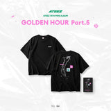 [PREORDER] : ATEEZ - SHORT SLEEVE T-SHIRT 'POP-UP STORE [GOLDEN HOUR : Part.5]'