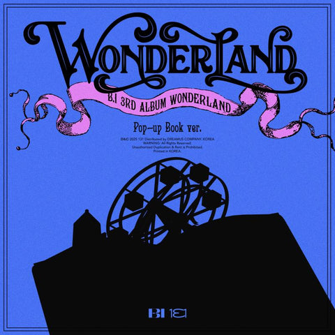 [PREORDER] : B.I - WONDERLAND (Pop-up book Ver.)