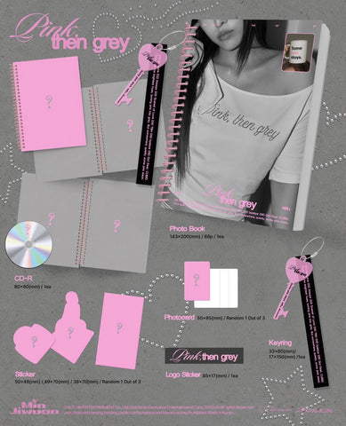 [PREORDER] : Min Jiwoon - 1st Mini Album [Pink, then grey]