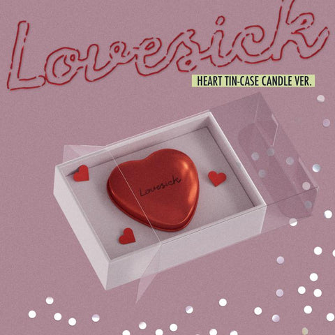 [PREORDER] : CHAERYEONG (ITZY) - Lovesick (HEART TIN-CASE CANDLE Ver.)