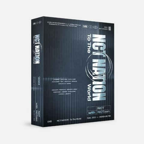 [PREORDER] : NCT - 2023 CONCERT 'NCT NATION : To The World in INCHEON' (DVD)