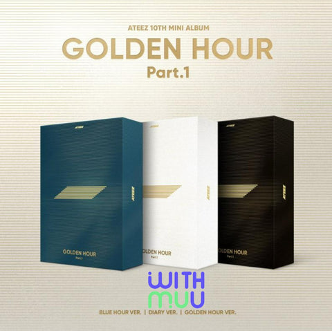 ATEEZ - GOLDEN HOUR : Part.1 + WITHMUU PHOTOCARD *